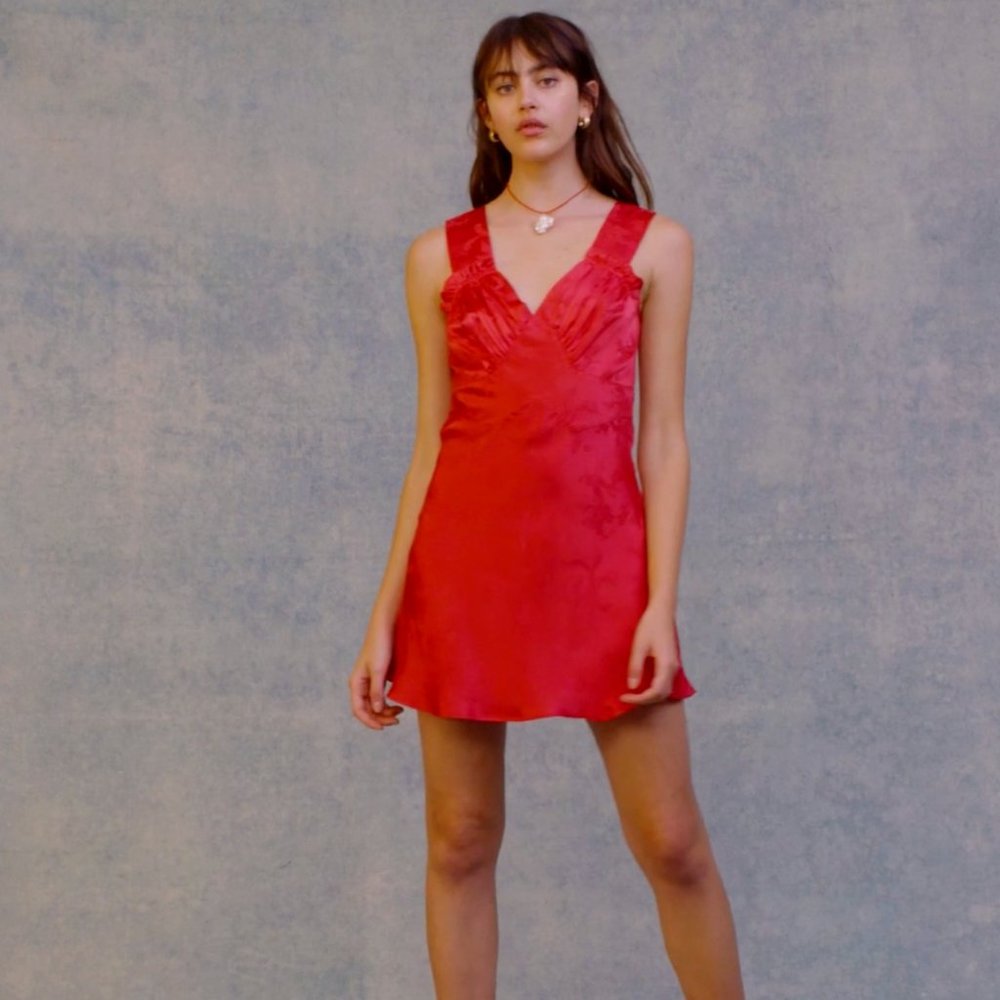 THE ROXY Dress in Red Dragon by Réalisation